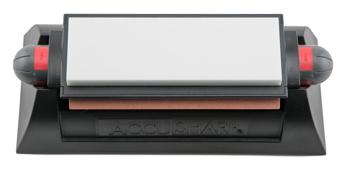 AccuSharp 025C Tri-Stone Deluxe Knife Sharpening System Diamond/Alumina/Ceramic
