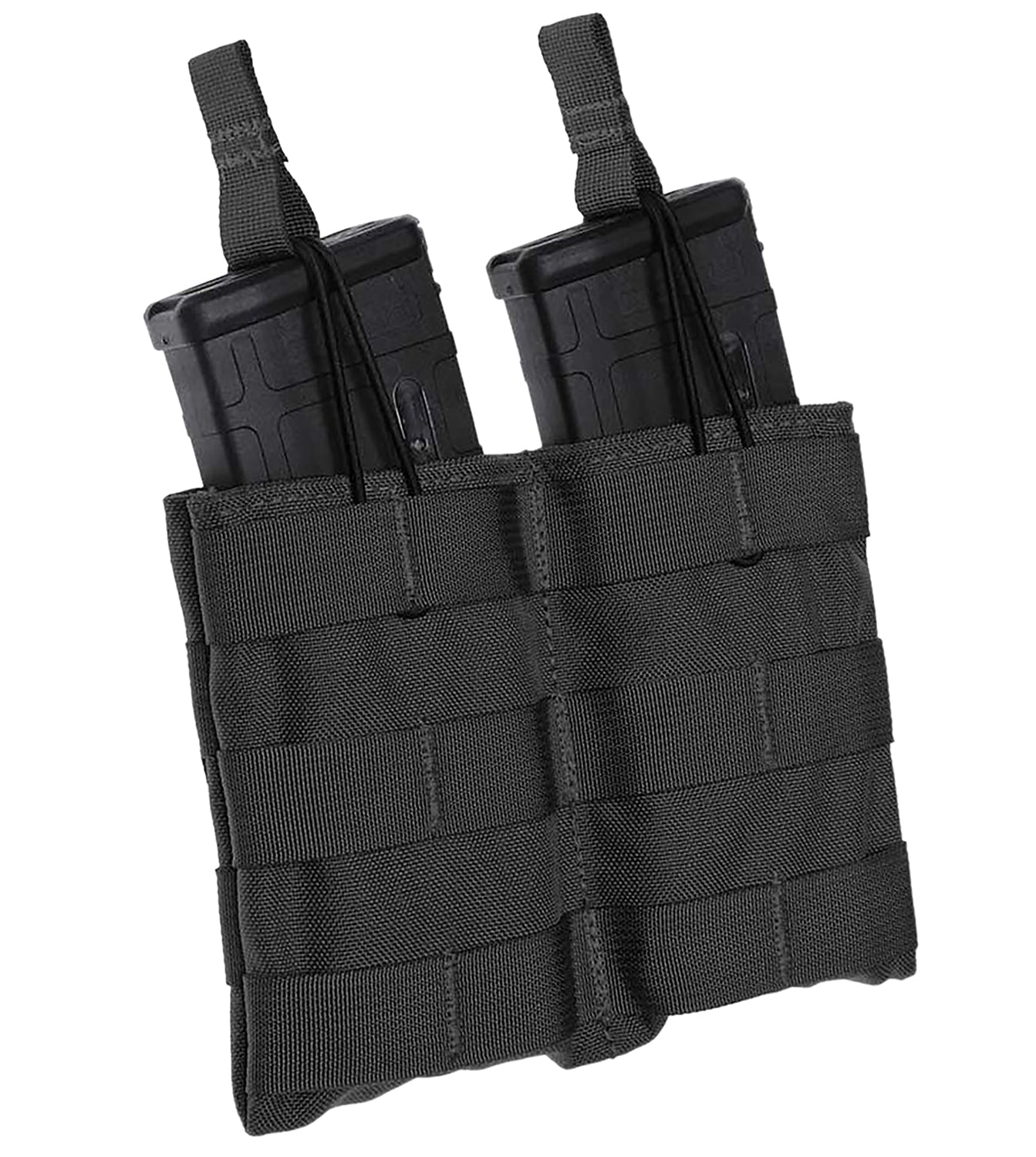 Tacshield T3507BK Speed Load Double Rifle Mag Pouch Black 1000D Nylon MOLLE