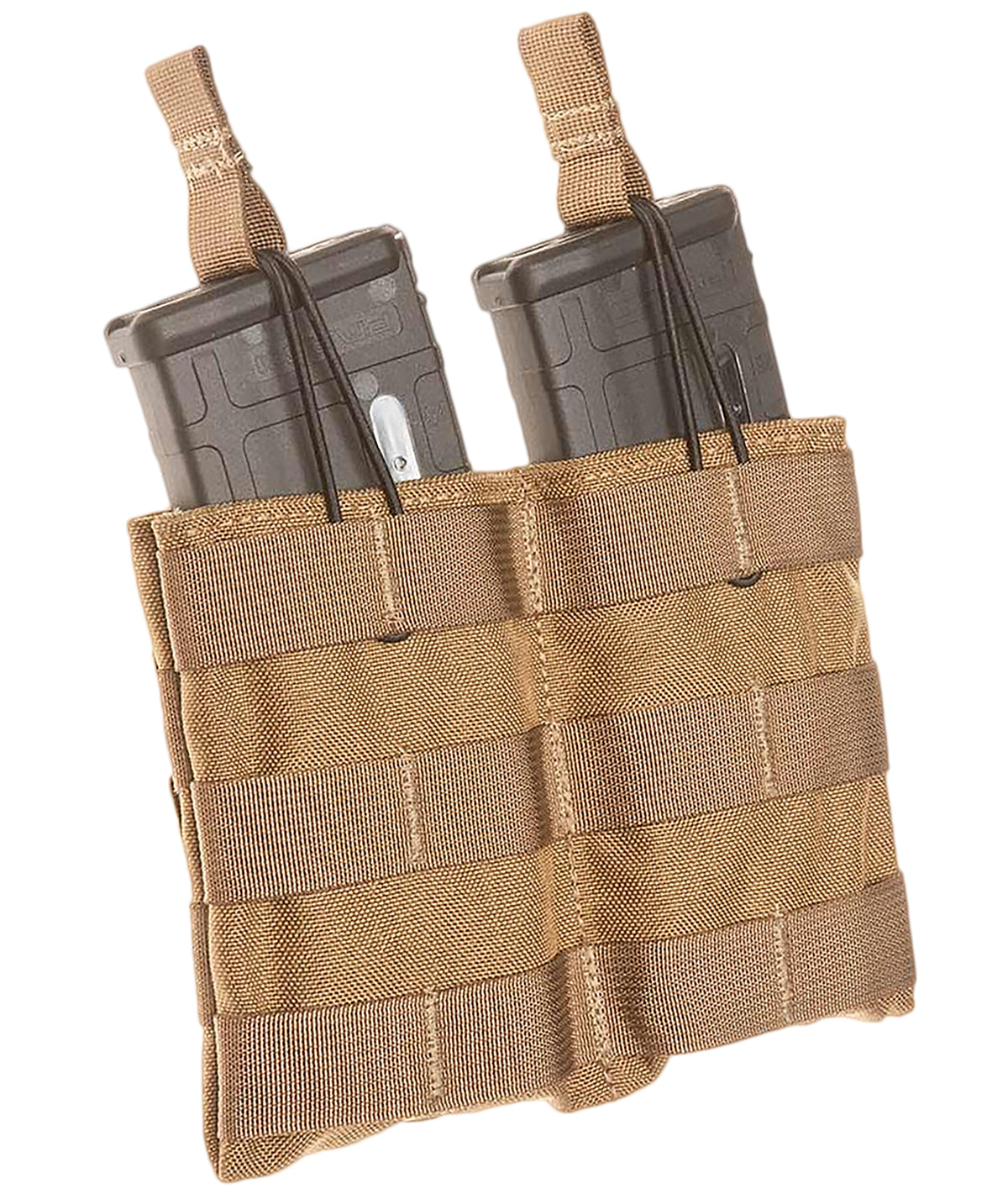 Tacshield T3507CY Speed Load Double Rifle Mag Pouch Coyote 1000D Nylon MOLLE