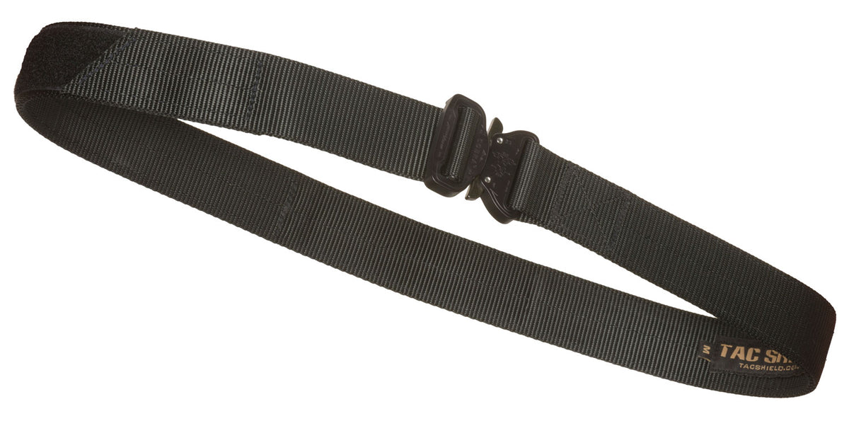 Tacshield T30MDBK Tactical Gun Belt Black Webbing 34-38" 1.50" Wide with Buckle Closure