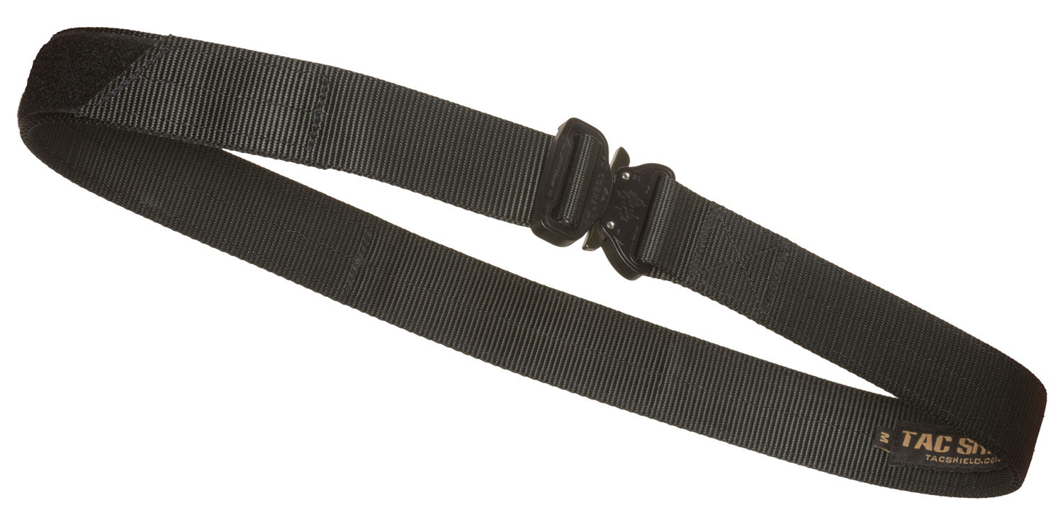 Tacshield T30MDBK Tactical Gun Belt Black Webbing 34-38" 1.50" Wide with Buckle Closure