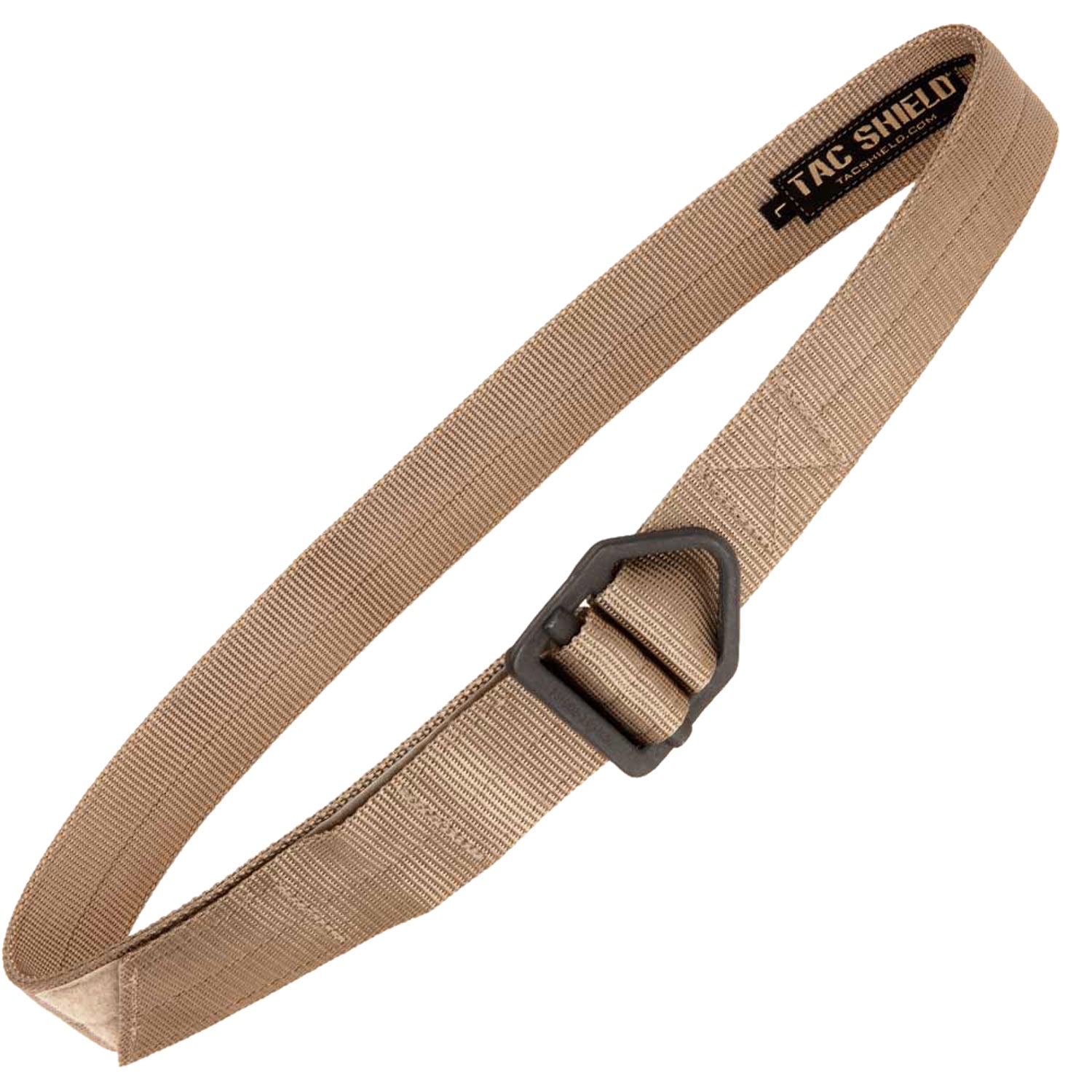 Tacshield T32XLTN Tactical Riggers Belt Coyote Webbing 42-46" 1.75" Wide Rigger Buckle