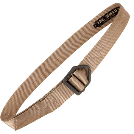 Tacshield T32SMTN Tactical Riggers Belt Coyote Webbing 30-34" 1.75" Wide Rigger Buckle