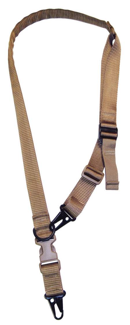 Tacshield T6030CY Warrior 2-in-1 Padded Rifle Shotgun Sling Coyote Tan Webbing Fast Adjust
