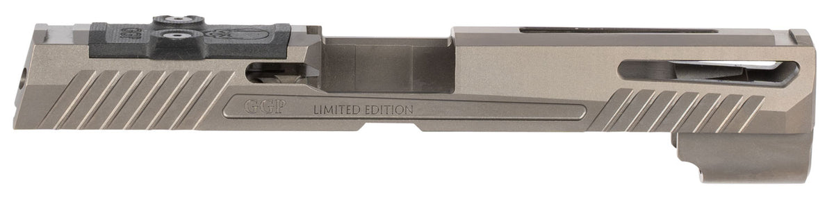 Grey Ghost Precision GGP320FGRY1 GGP320 Full Size V1 Sig P320 Slide Gray DLC 416 Stainless Steel