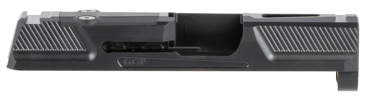Grey Ghost Precision GGP365BLK2 GGP365 V2 Slide for Sig P365 RomeoZero/Shield RMS-C Cut Black DLC 17-4 Stainless Steel
