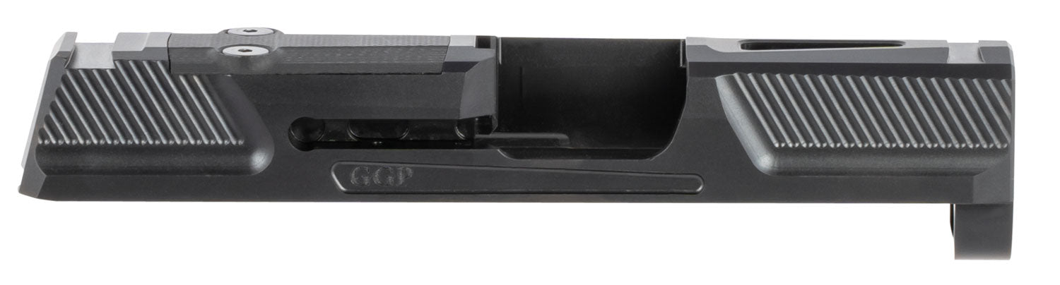Grey Ghost Precision GGP365BLK2 GGP365 V2 Slide for Sig P365 RomeoZero/Shield RMS-C Cut Black DLC 17-4 Stainless Steel