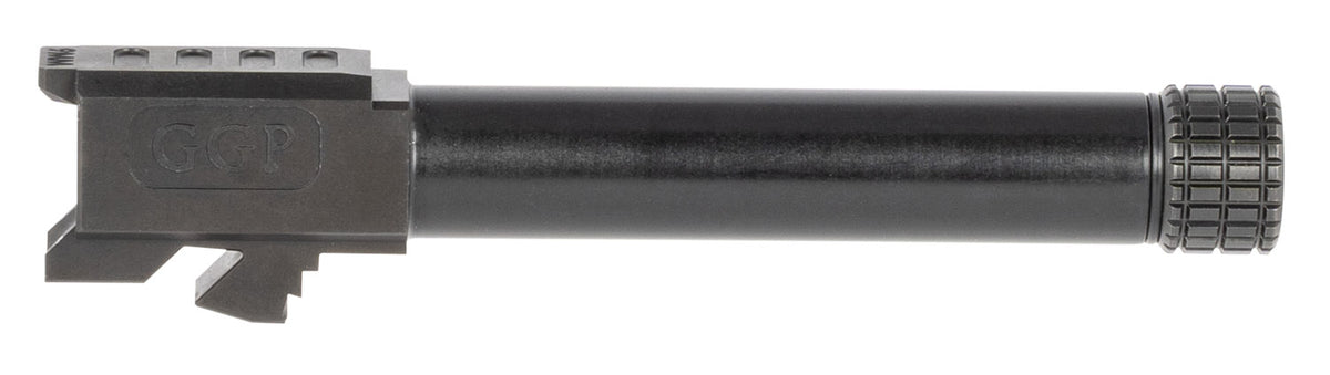 Grey Ghost Precision BARRELG19TBN Threaded Match Grade Barrel for Glock 19 Gen3-4 9mm 4.02" Black Nitride 416R Stainless Steel