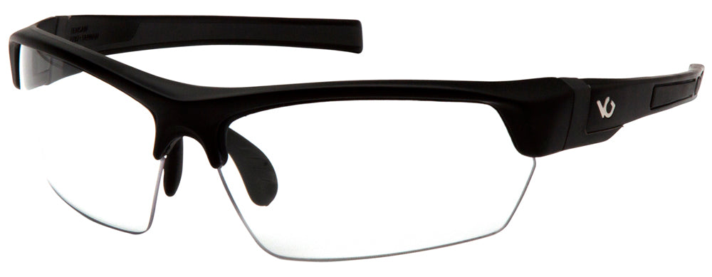 Pyramex VGSB310T Venture Gear Tensaw Safety Glasses Adult Clear Lens Anti-Fog Anti-Scratch Polycarbonate Black Frame