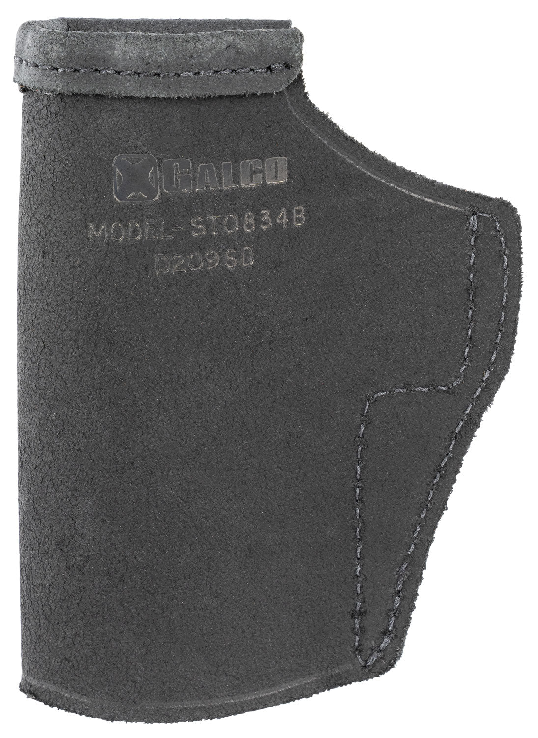 Galco STO834B Stow-N-Go IWB Black Leather Holster for Glock 48/48 MOS/S&W M&P Shield EZ - Right Hand