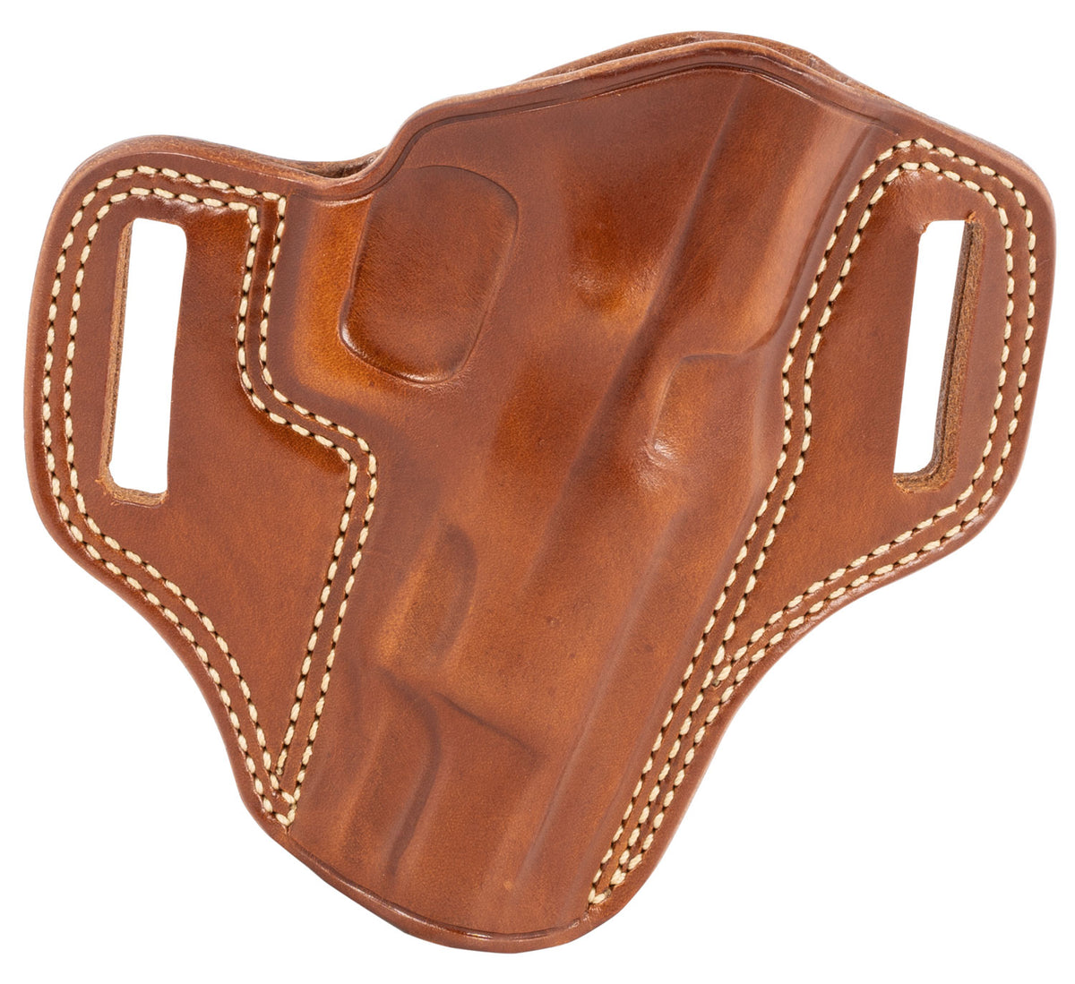 Galco CM222 Combat Master OWB Tan Leather Pancake Belt Holster for CZ 75B - Right Hand