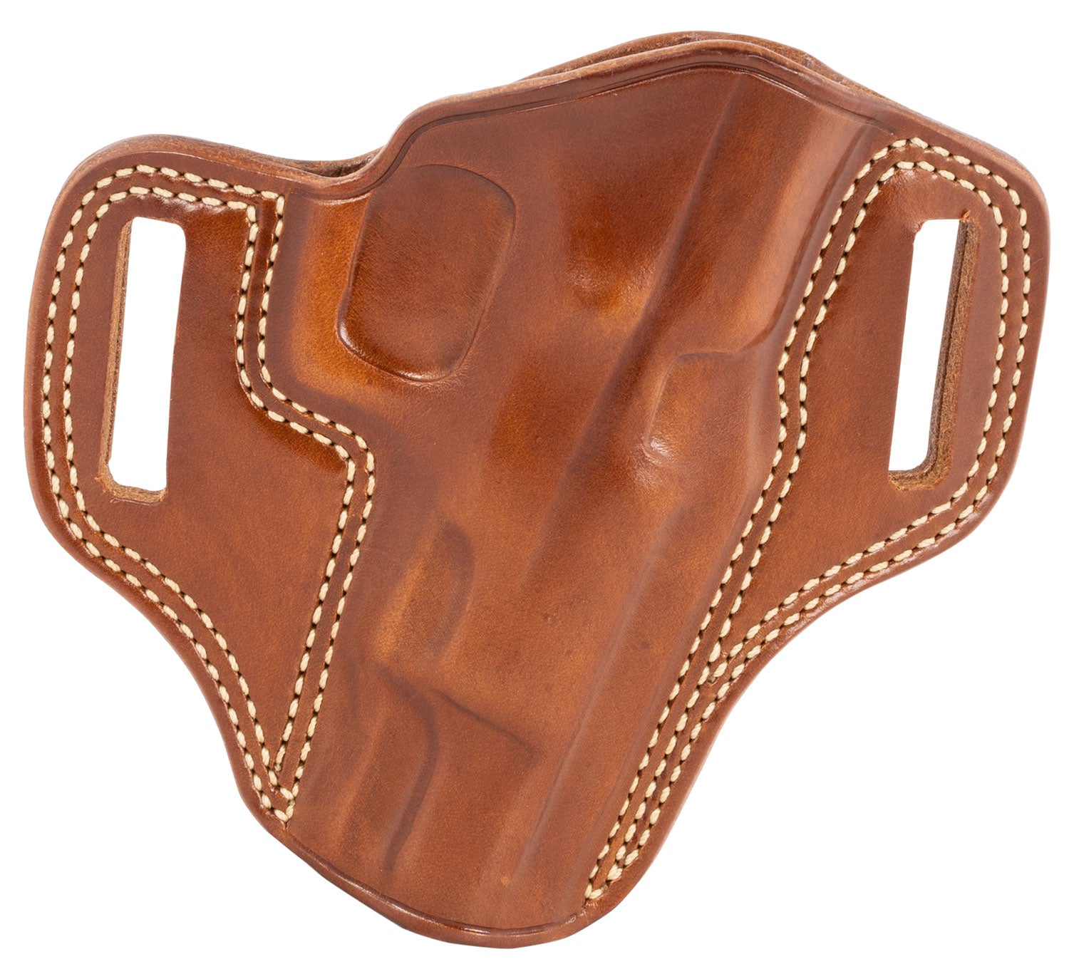 Galco CM222 Combat Master OWB Tan Leather Pancake Belt Holster for CZ 75B - Right Hand
