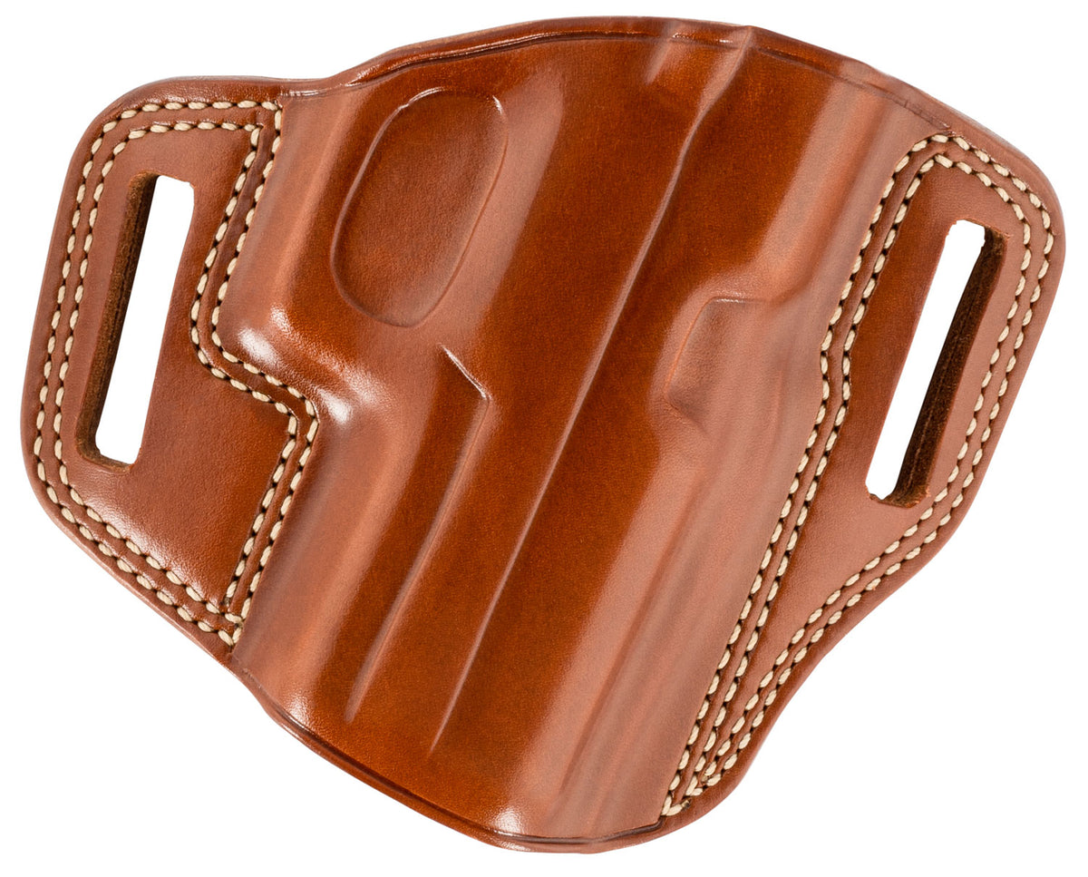 Galco CM822 Combat Master OWB Tan Leather Belt Slide Holster for Sig P320 Compact/P320X Compact/M18 - Right Hand