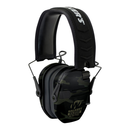 Walker's Razor PRO Digital Electronic Earmuff 23 dB Over-the-Head Multi-Cam/Black