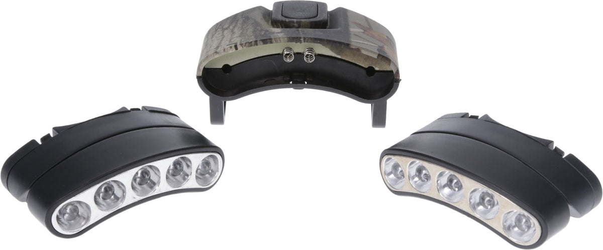 Cyclops CYCHCDTWGN Orion Tilt Cap Light 30 Lumens Green/White LED Camo Clip-On