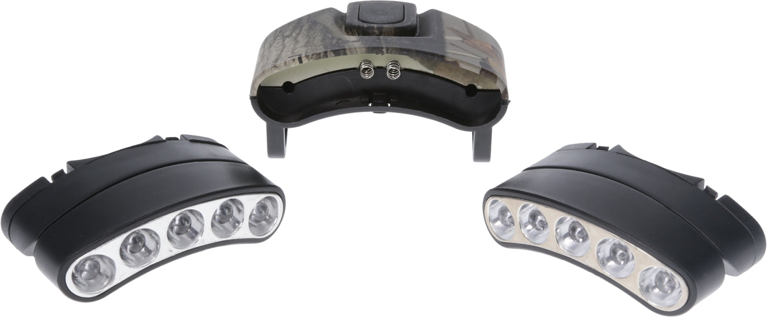 Cyclops CYCHCDTWGN Orion Tilt Cap Light 30 Lumens Green/White LED Camo Clip-On