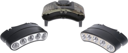 Cyclops CYCHCDTWGN Orion Tilt Cap Light 30 Lumens Green/White LED Camo Clip-On