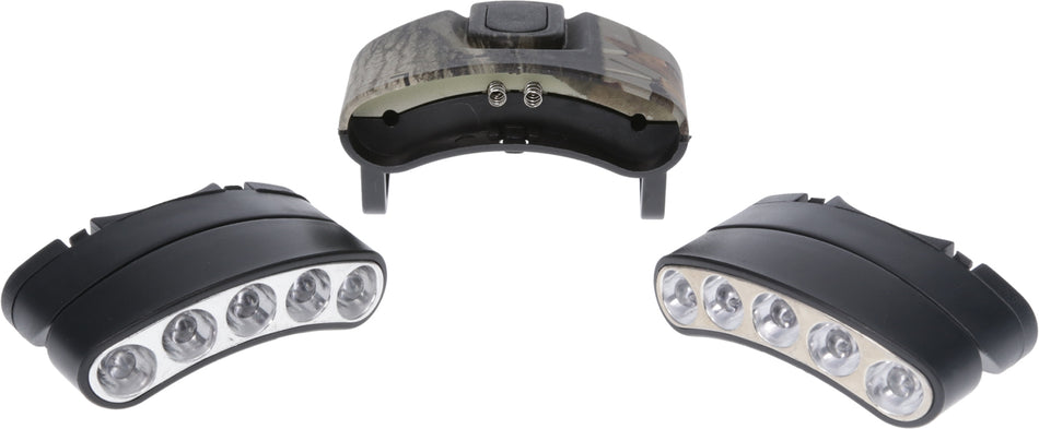Cyclops CYCHCDTWGN Orion Tilt Cap Light 30 Lumens Green/White LED Camo Clip-On
