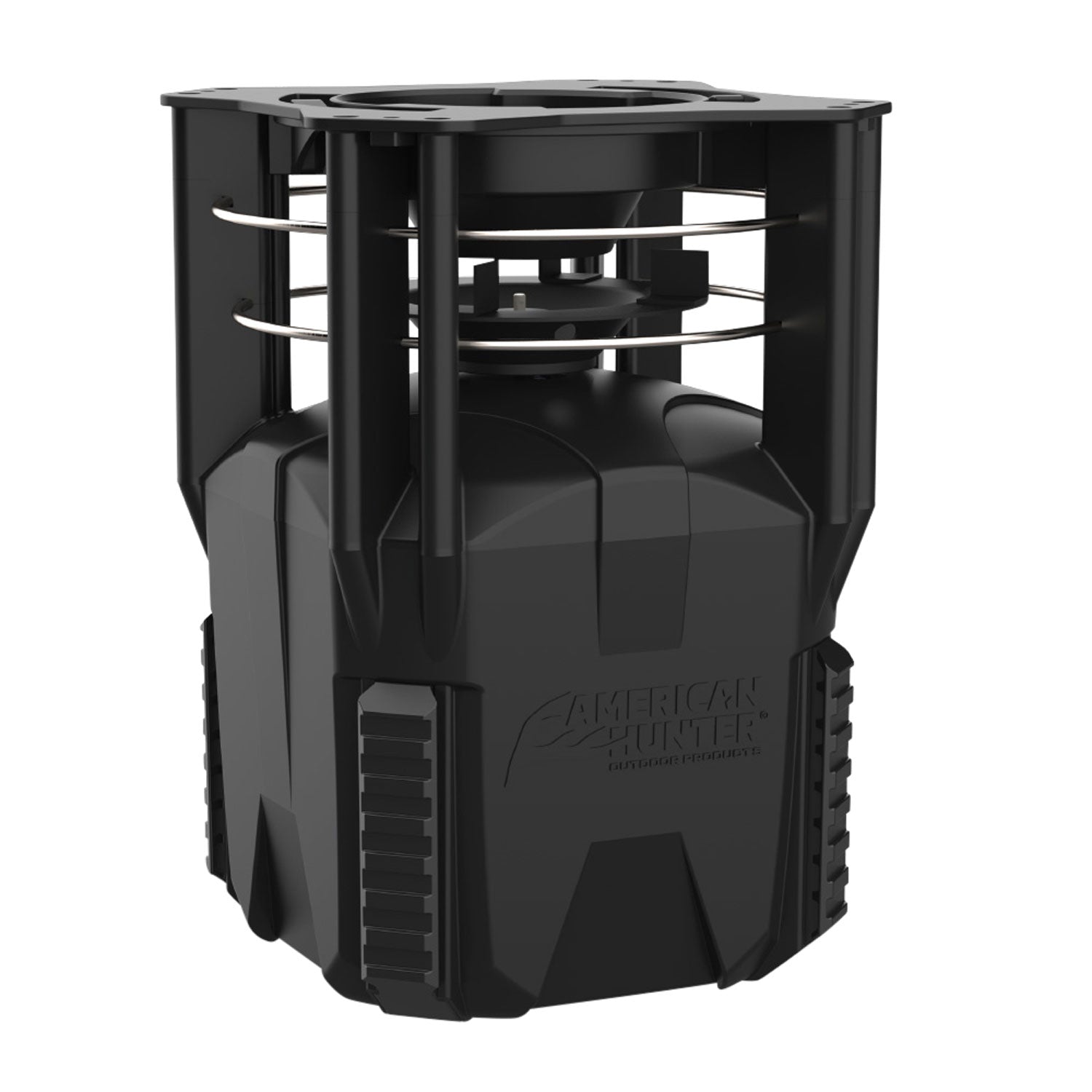 American Hunter AHXDPROKIT XD-Pro Feeder Kit Upgraded Industrial Motor Varmint Guard Black
