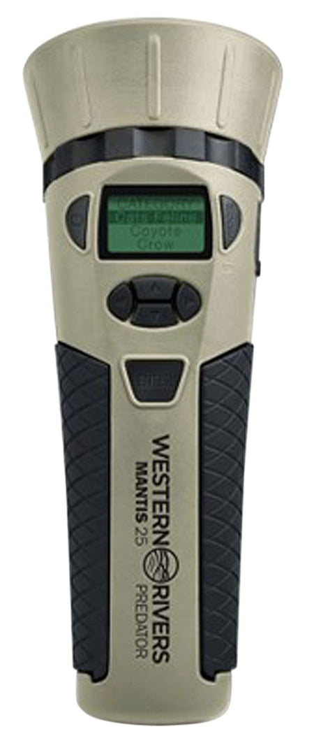 Western Rivers WRC-GC25-PDT Mantis 25 Electronic Predator Call, 25 Sounds, Brown