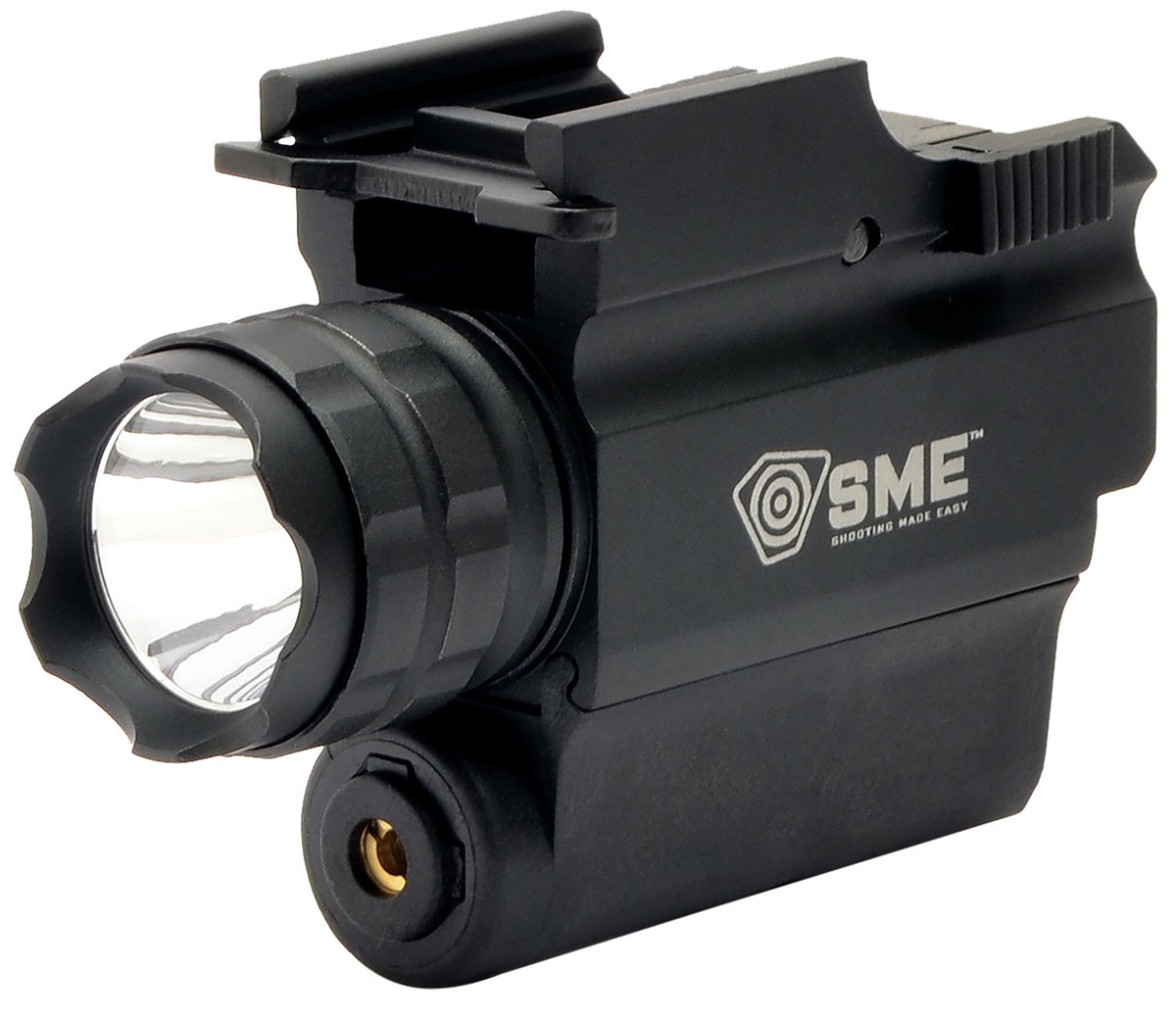 SME SMEWLLP Compact Tactical Handgun Light/Laser Combo Black 250 Lumens White Cree LED with Red Laser
