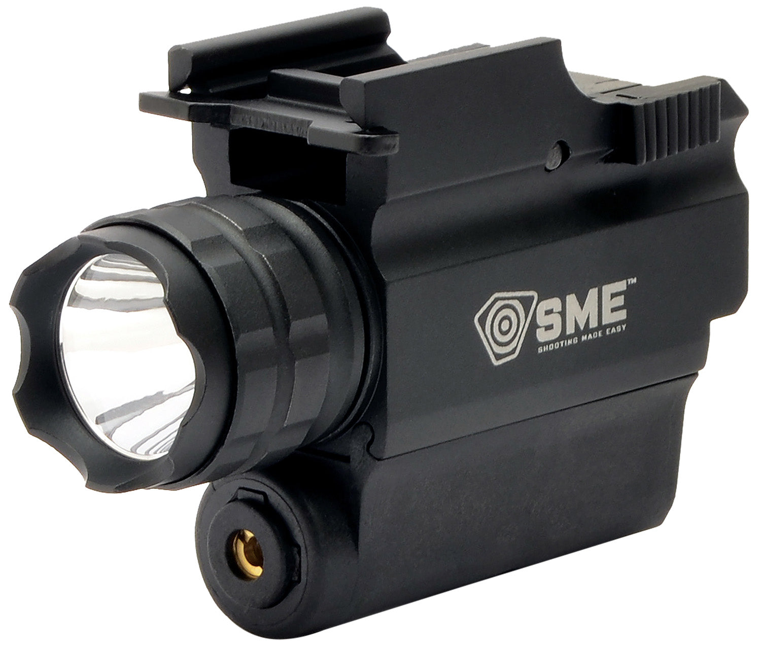 SME SMEWLLP Compact Tactical Handgun Light/Laser Combo Black 250 Lumens White Cree LED with Red Laser