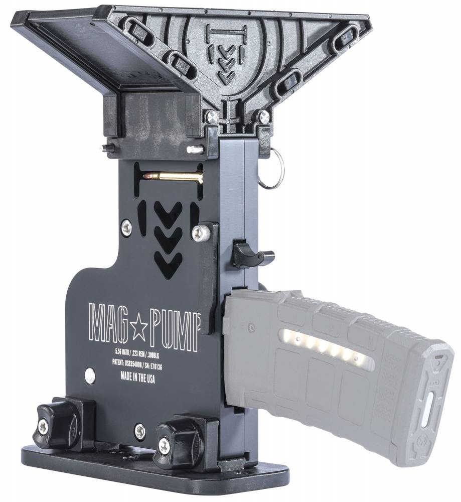 MagPump AK-47 Elite Magazine Loader 7.62x39mm 90 Round Aluminum Black