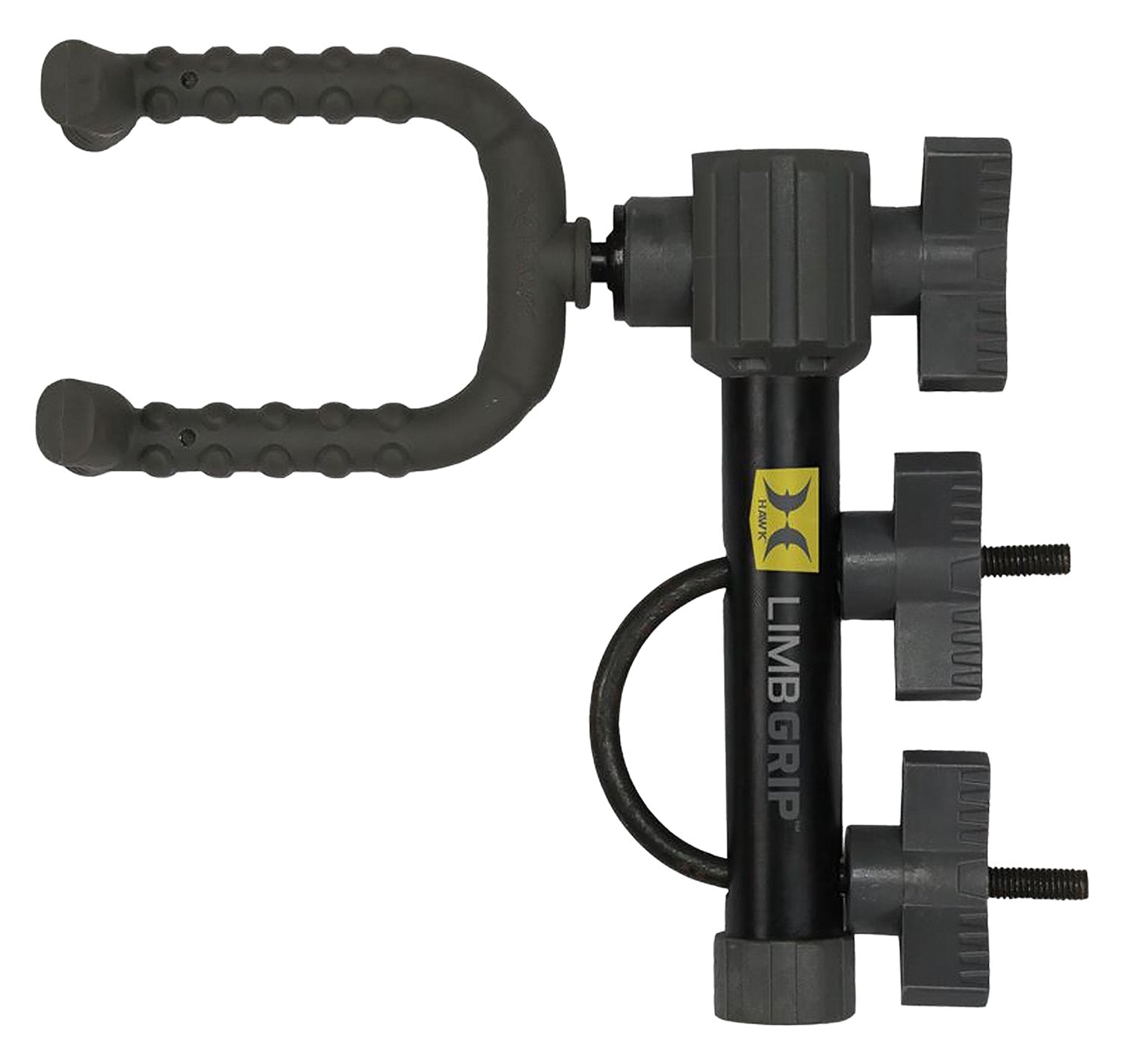 Hawk HWK3019 Limb Grip Bow Holder Tree Stand U-Bolt Connection 360-Degree Adjustable Limb Fork