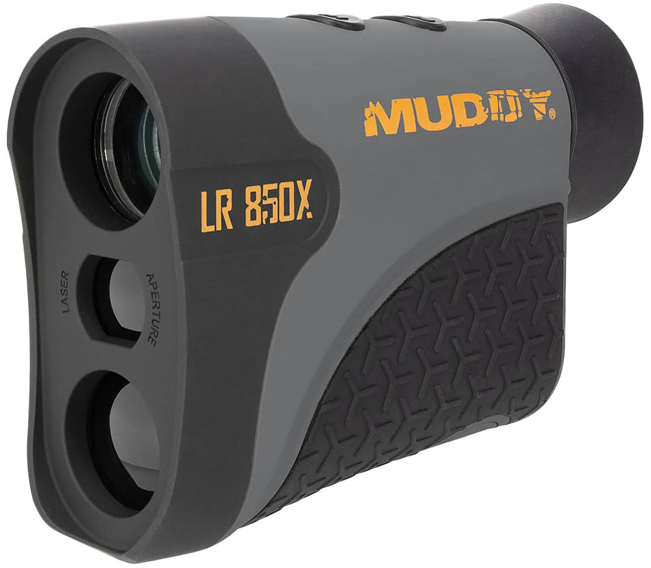 Muddy 850 W HD Laser Rangefinder 6x26mm Black Rubber Armor 850 yd Max Distance