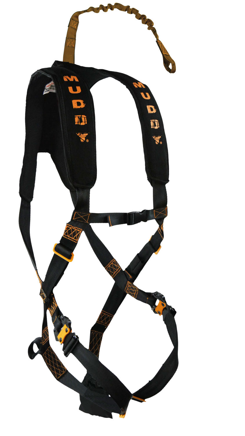 Muddy MUDMSH300 Diamondback Safety Harness Padded Nylon with Anti-Shock Bungee Tether