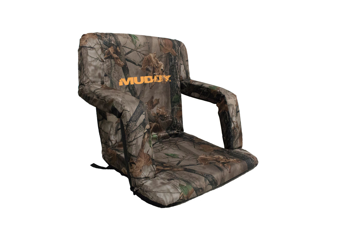 Muddy MUDGS1206 Deluxe Stadium Bucket Chair Seat Camo with Armrests
