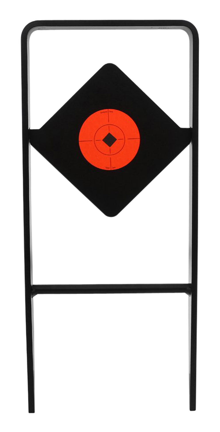 Birchwood Casey 47340 World of Targets Ace of Diamonds Centerfire AR500 Steel Target Black/Red 0.50" Thick