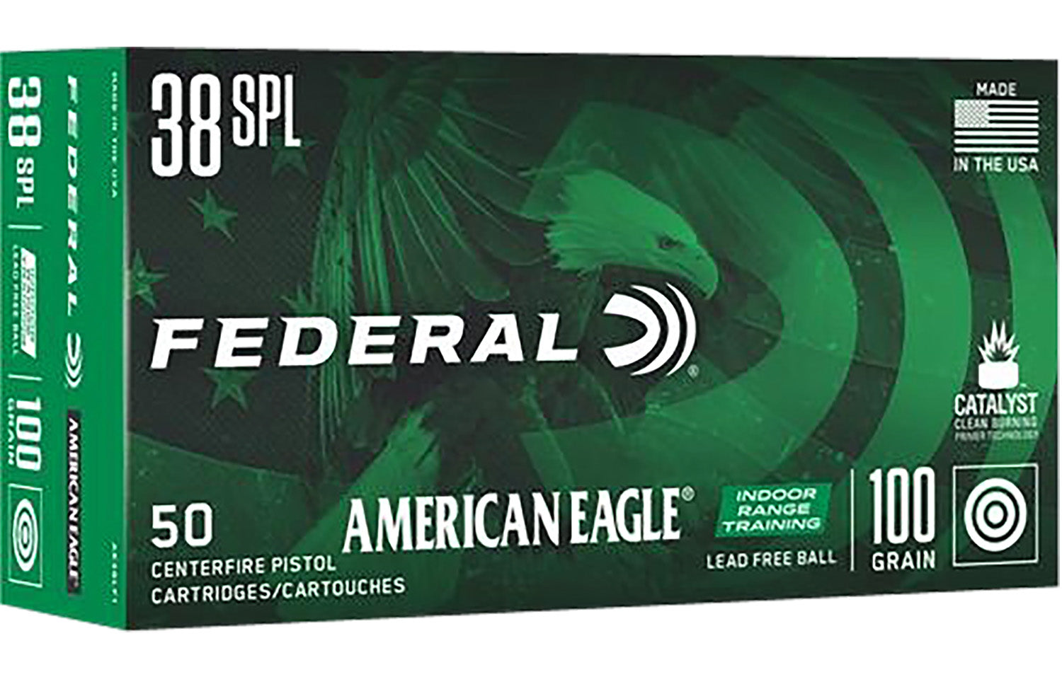 American Eagle AE38LF1 IRT Training Lead-Free IRT  100 Grain .38 Special