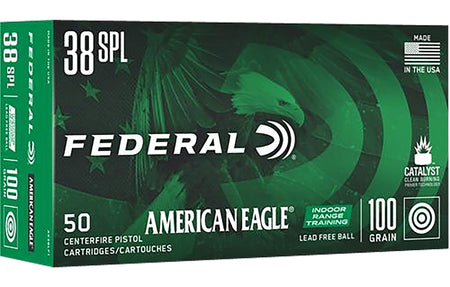 American Eagle AE38LF1 IRT Training Lead-Free IRT  100 Grain .38 Special