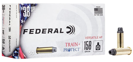 Federal TP38VHP1 Train & Protect Versatile Hollow Point  158 Grain .38 Special