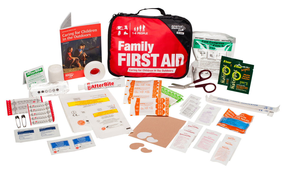 Adventure Medical Kits 01200230 Adventure Family First Aid Kit - Black/Red
