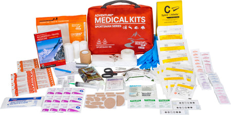 Adventure Medical Kits 01050400 Sportsman 400 Waterproof First Aid Kit - Red