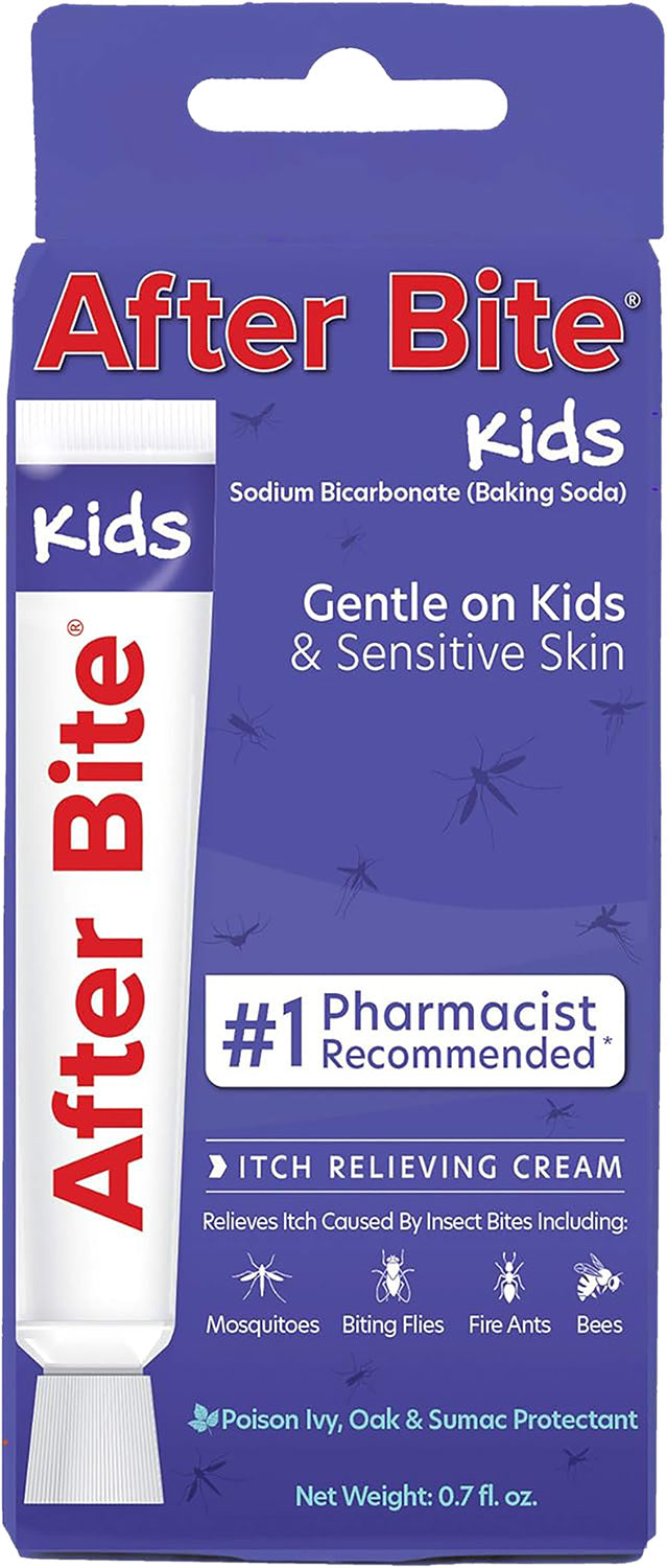 After Bite Kids Insect Bite Itch Relief Cream 0.08 oz Baking Soda Formula for Sensitive Skin