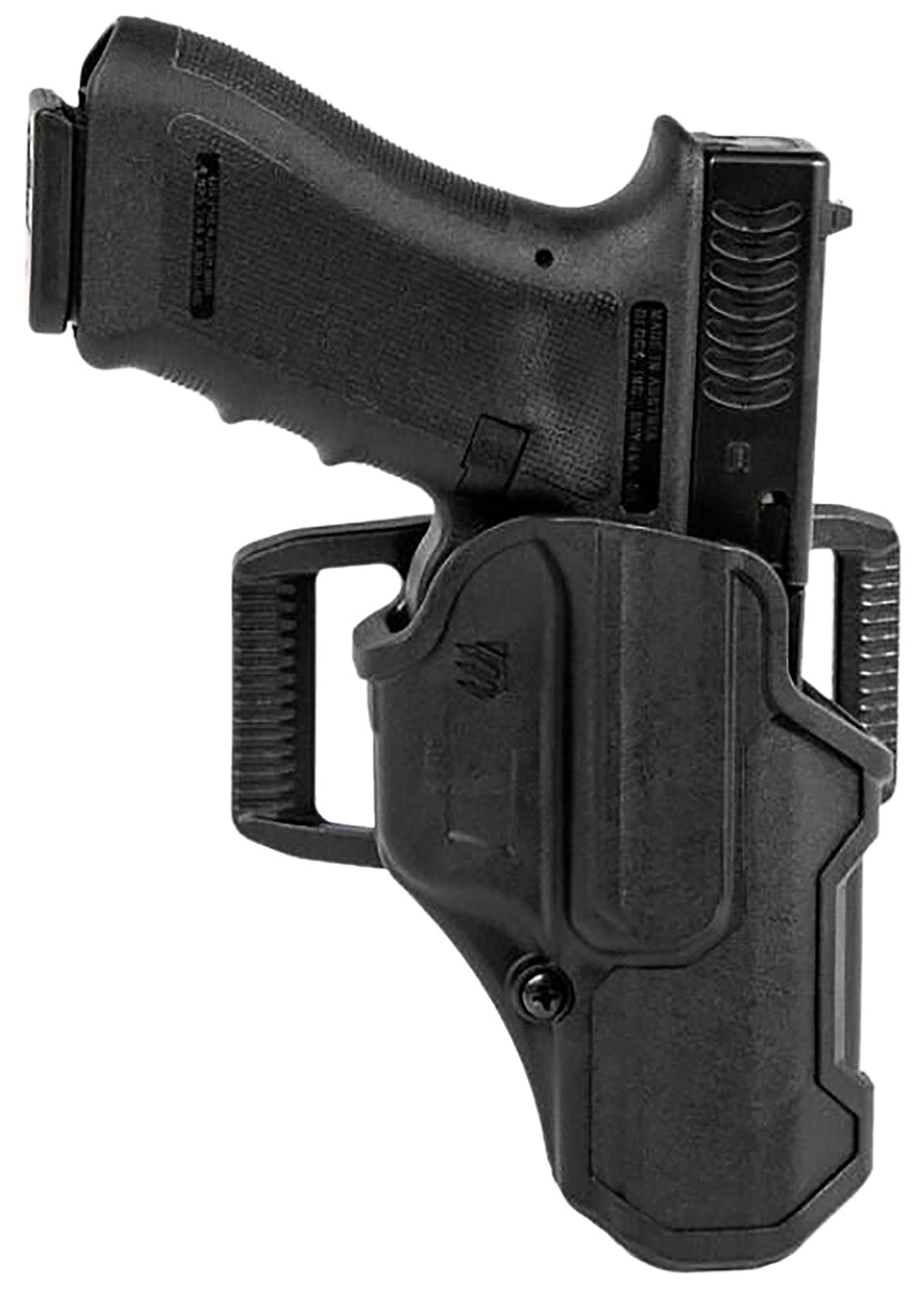 Blackhawk T-Series L2C Non-Light Bearing OWB Holster Black Polymer Belt Slide for S&W M&P/SD/Taurus PT 24/7 Pro Right Hand