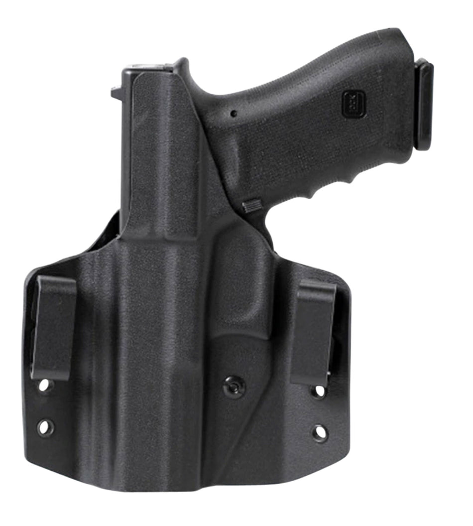 Uncle Mike's 54CCW41BGR CCW OWB Holster Black Boltaron Belt Slide Fits Ruger SR/SR Compact Right Hand
