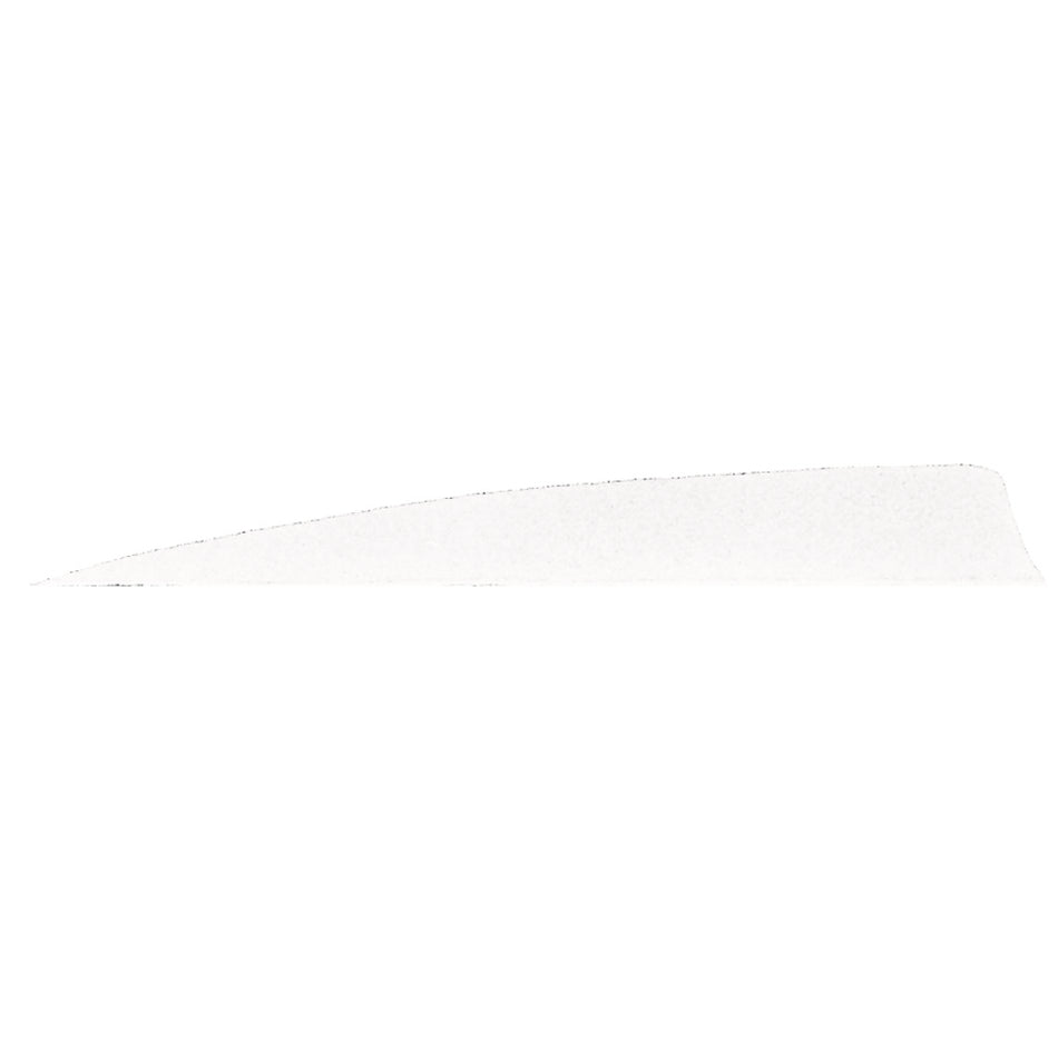 Gateway Shield Cut Feathers White 5 in. Right Wing 50 Pack