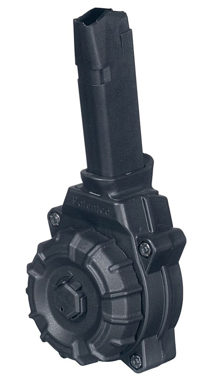 ProMag DRMA35 30-Round Drum Magazine 9mm Luger Compatible with Glock 43X 48 Black Zytel