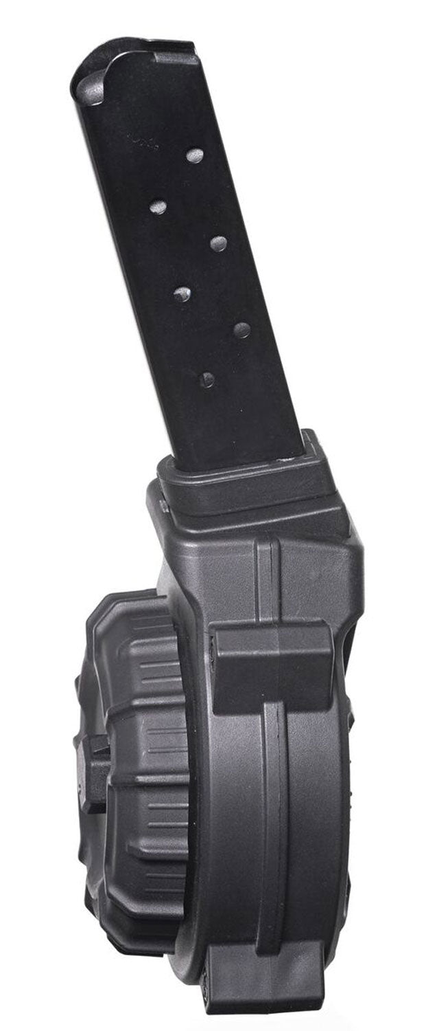 ProMag DRMA31 30rd Drum Magazine 9mm Luger for S&W M&P Shield Black DuPont Zytel Polymer