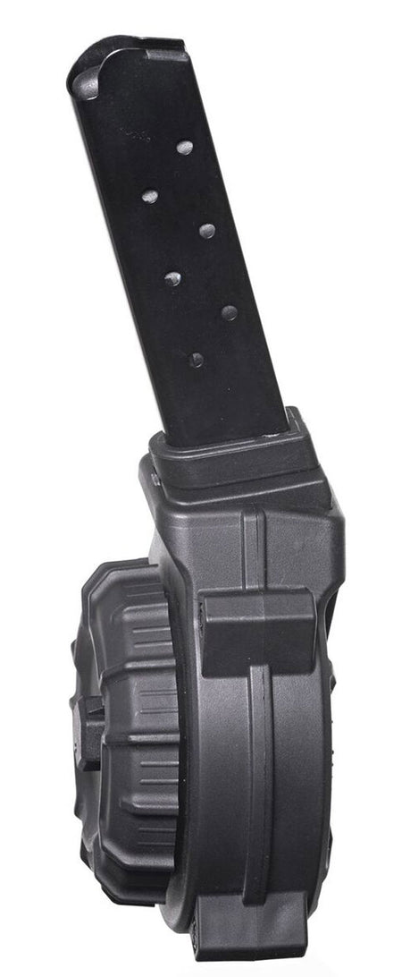 ProMag DRMA31 30rd Drum Magazine 9mm Luger for S&W M&P Shield Black DuPont Zytel Polymer