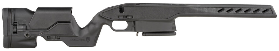Archangel Precision Aluminum Pillar-Bedded Stock for Savage 110/111 Long Action Black Synthetic