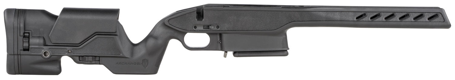 Archangel AAS111MLA Precision Elite Stock Black Synthetic Aluminum Pillar Bedded for Savage 110/111 Long Action Magnum