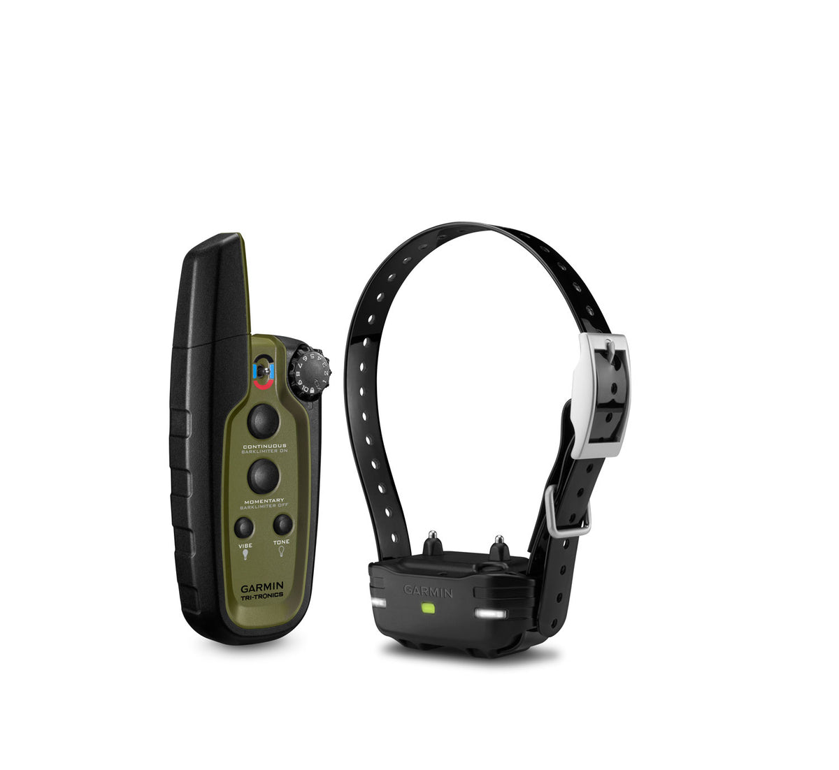 Garmin Sport Pro System Bundle Green Handheld & Collar BarkLimiter LED Li-ion 3 Dogs 0.75 Mile