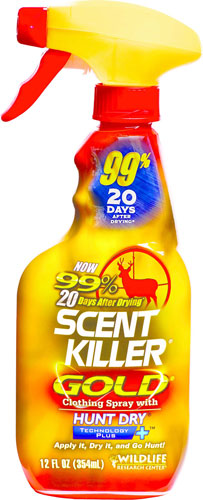 WRC Case Pack of 6 Scent Elimination Spray Gold 12fl oz