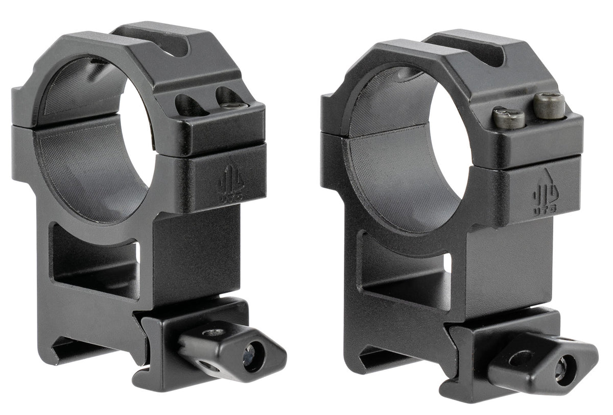 UTG RG2W3224 Max Strength Scope Rings Black Anodized 30mm High Profile 4-Screw