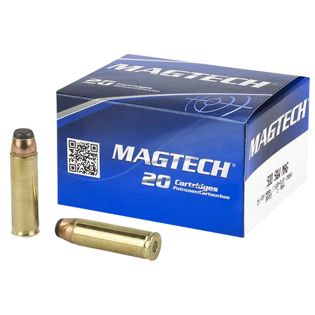 Magtech 500A Sport Shooting Range/Training Semi-Jacketed Soft Point Flat  400 Grain .500 S&W Mag
